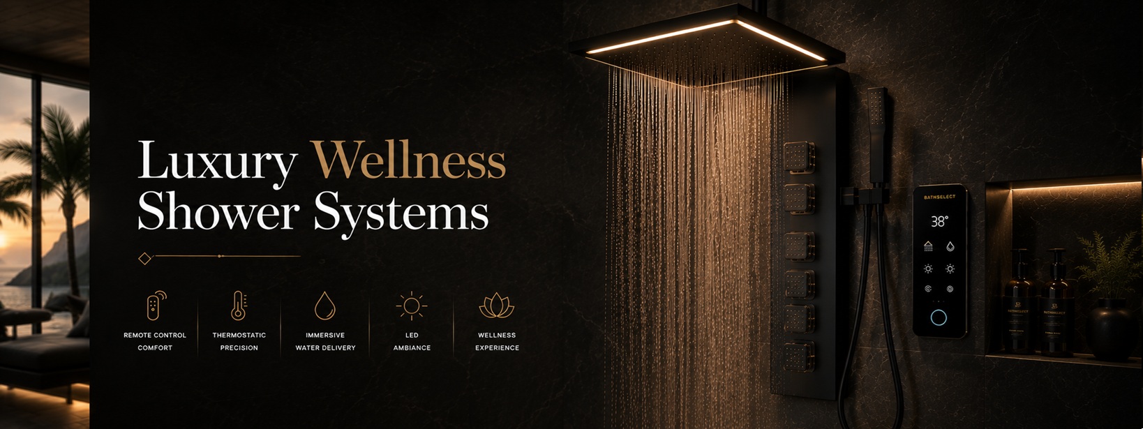 Luxury Wellness Shower Systems